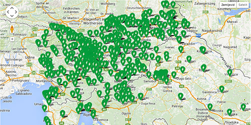 Defibrillator map